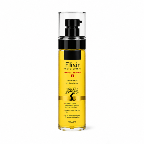 سرم مو الکسیر پروفشنال Argan + Keratin | روغن آرگان و کراتین مناسب انواع مو - تصویر 2